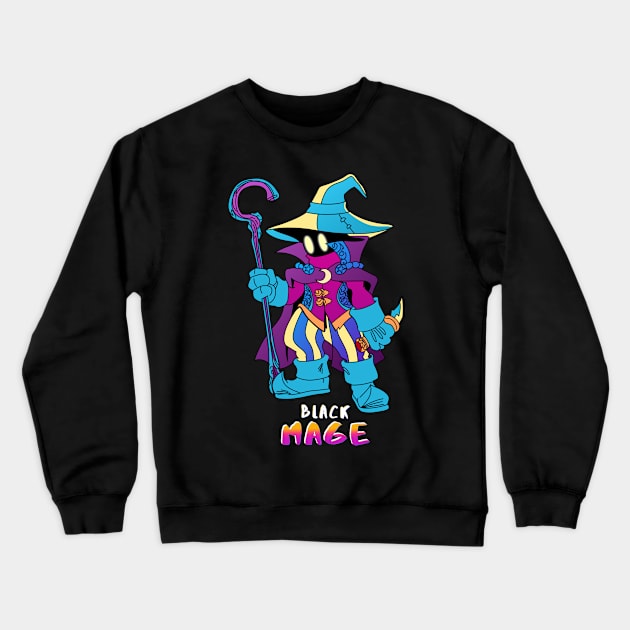 Soul  of black mage Crewneck Sweatshirt by Sandee15